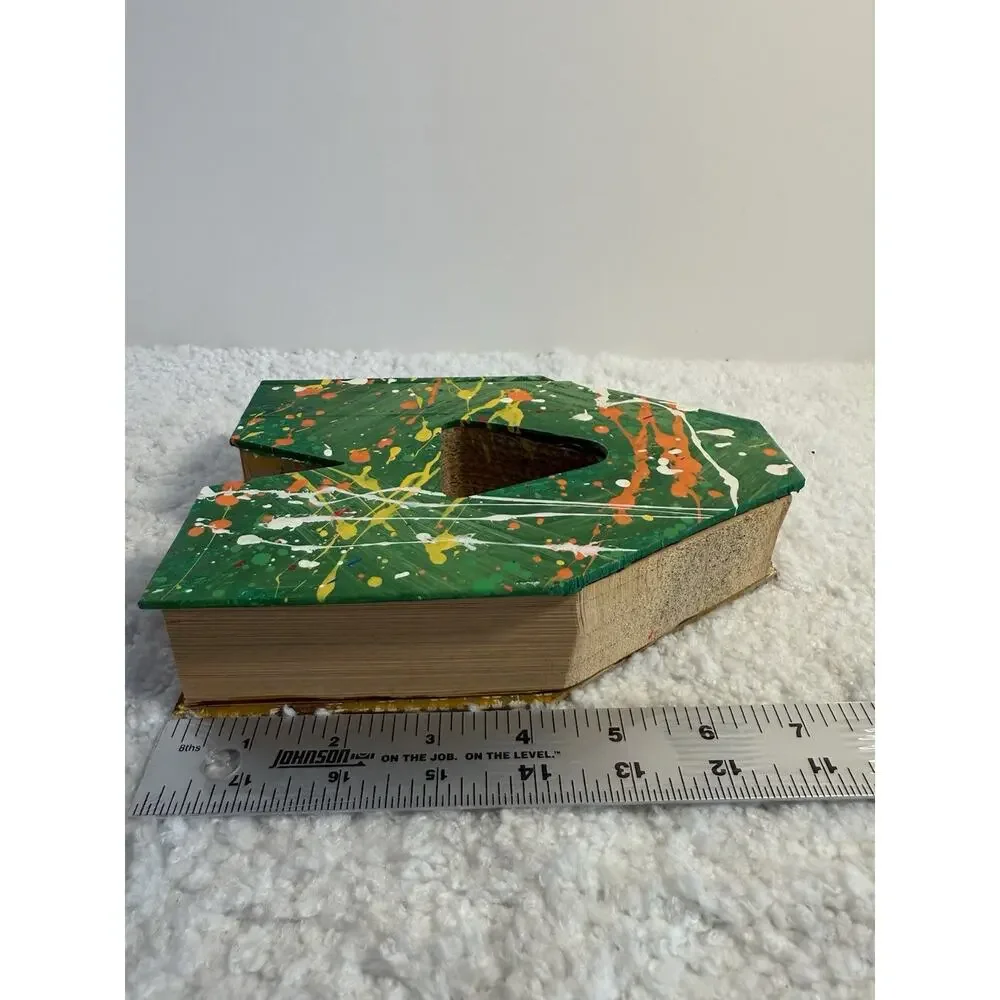 Leoma Lovegrove Painted And Autographed Letter “A” Book. Fl Artist One Of A Kind